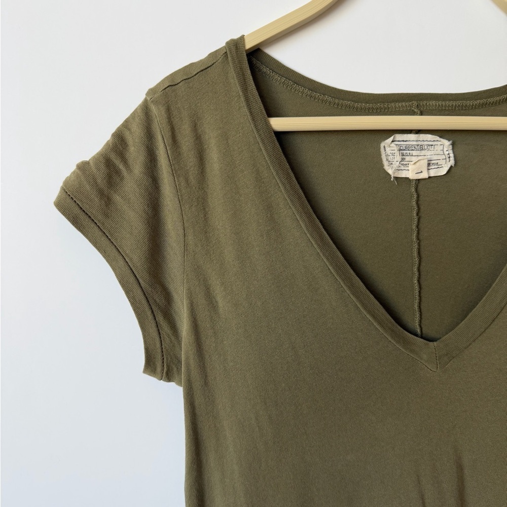 Current/Elliott The V Neck Trapeze Dress - Picture 4 of 9